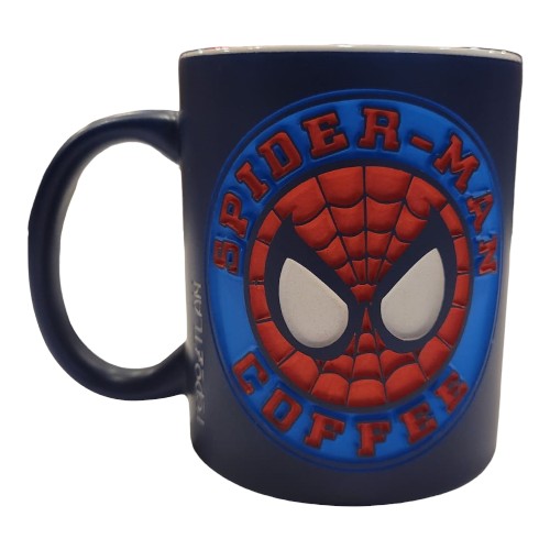 Taza Navy Mate Spiderman Coffe